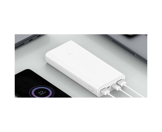 Батарея универсальная Xiaomi Mi Power Bank 3 20000mAh inp Micro-USB & Type-C / out 2*USB (VXN4258CN), изображение 4 Батарея универсальная Xiaomi Mi Power Bank 3 20000mAh inp Micro-USB & Type-C / out 2*USB (VXN4258CN), изображение 4