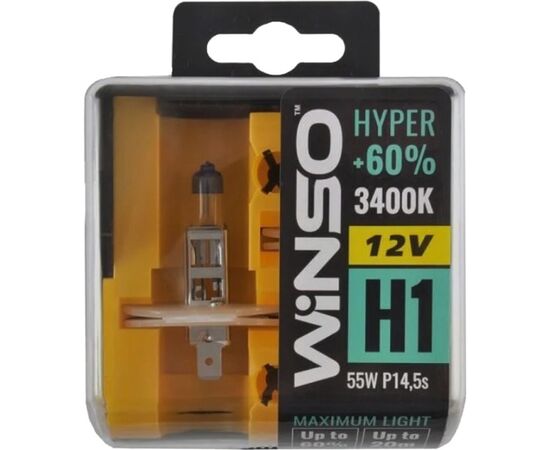 Автолампа Winso H1 HYPER +60 55W (712130)