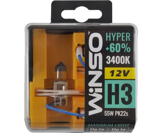 Автолампа Winso H3 HYPER +60 55W (712330)