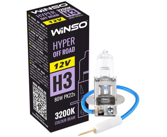 Автолампа Winso H3 HYPER OFF ROAD 80W (712310), изображение 2 Автолампа Winso H3 HYPER OFF ROAD 80W (712310), изображение 2