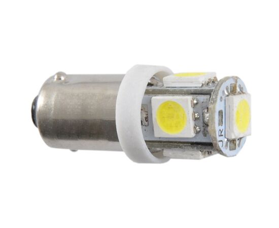 Автолампа Winso SMD T8.5 BA9s 5LEDS 5050 white (127260)