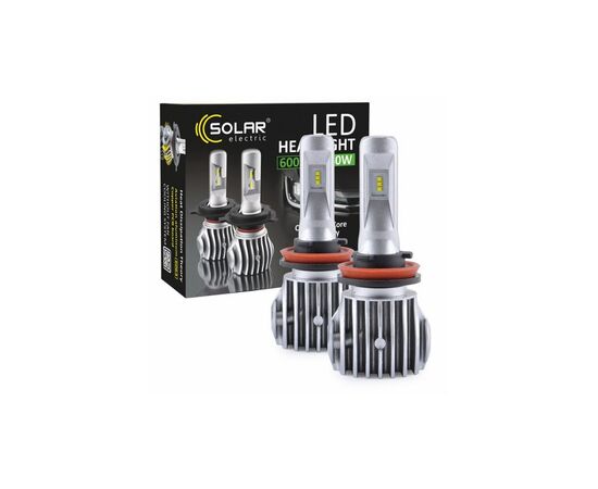 Автолампа SOLAR H11 CANBUS 12/24V 6500K 6000Lm 50W Cree Chip 1860 (8611), изображение 5 Автолампа SOLAR H11 CANBUS 12/24V 6500K 6000Lm 50W Cree Chip 1860 (8611), изображение 5