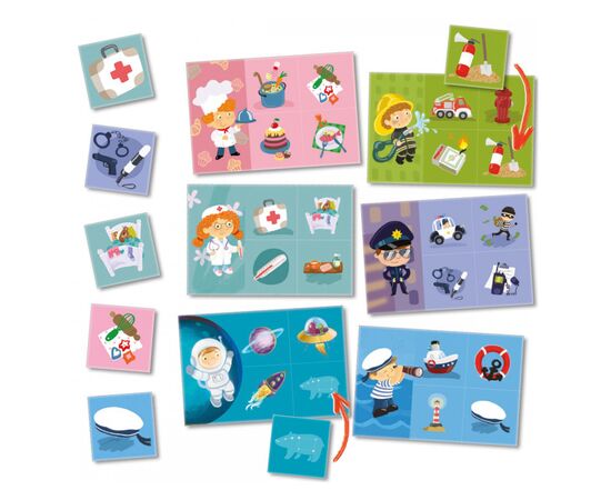 Настольная игра DoDo Лото Изучаем профессии (300136), изображение 2