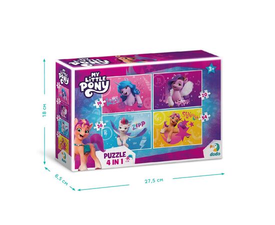 Пазл DoDo 4 в 1 My Little Pony (200388), изображение 3 Пазл DoDo 4 в 1 My Little Pony (200388), изображение 3