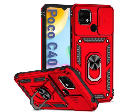 Чехол для моб. телефона BeCover Military Poco C40 Red (708205)