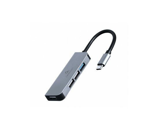 Концентратор Cablexpert USB-С to 1 х USB 3.1 Gen1 (5 Gbps), 3 х USB 2.0 (UHB-CM-U3P1U2P3-01)