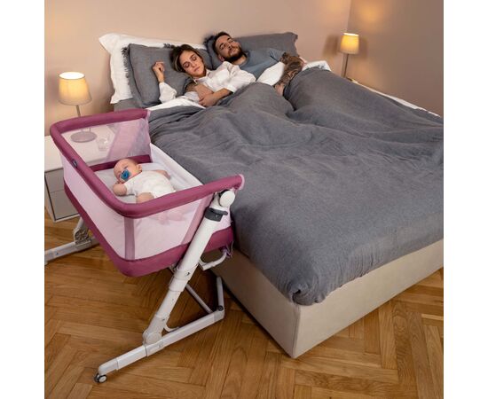 Ліжечко Chicco Next2Me Pop Up Рожеве (79299.20), зображення 2 Ліжечко Chicco Next2Me Pop Up Рожеве (79299.20), зображення 2