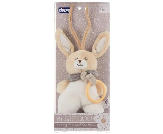 Іграшка-підвіска Chicco музична Зайченя Doudou (09713.00), зображення 2 Іграшка-підвіска Chicco музична Зайченя Doudou (09713.00), зображення 2