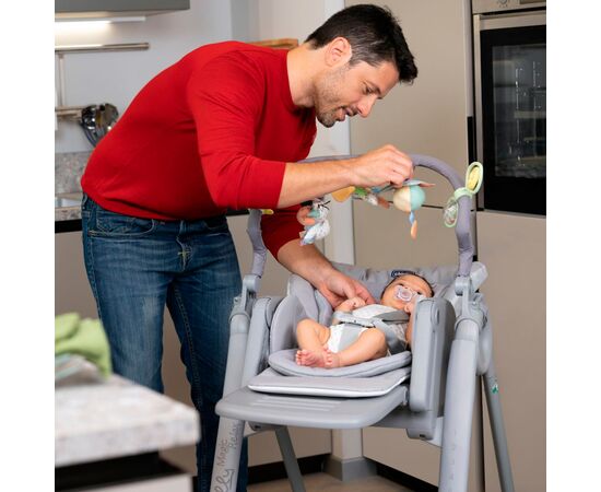 Стульчик для кормления Chicco Polly Magic Relax New Серо-голубой (79502.96), изображение 8 Стульчик для кормления Chicco Polly Magic Relax New Серо-голубой (79502.96), изображение 8