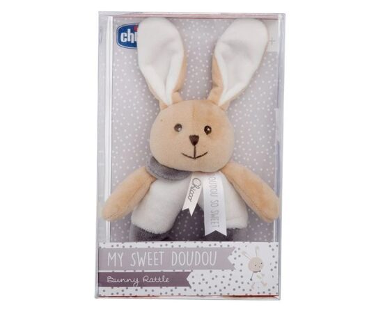 Брязкальце Chicco Зайченя Doudou (09616.00), зображення 2 Брязкальце Chicco Зайченя Doudou (09616.00), зображення 2