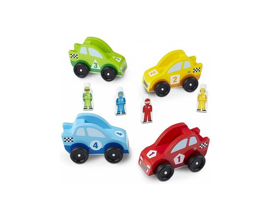 Ігровий набір Melissa&Doug Дерев'яний набір Гоночні автомобілі (MD706)