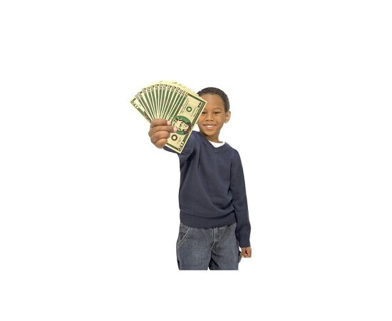 Игровой набор Melissa&Doug Классический набор игрушечных денег (MD1273), изображение 5 Игровой набор Melissa&Doug Классический набор игрушечных денег (MD1273), изображение 5