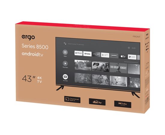 Телевизор Ergo 43GUS8500, изображение 6 Телевизор Ergo 43GUS8500, изображение 6