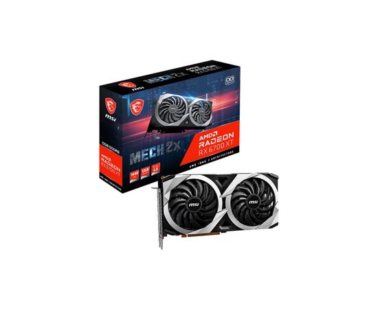 Видеокарта MSI Radeon RX 6700 XT 12Gb MECH 2X (RX 6700 XT MECH 2X 12G), изображение 5 Видеокарта MSI Radeon RX 6700 XT 12Gb MECH 2X (RX 6700 XT MECH 2X 12G), изображение 5
