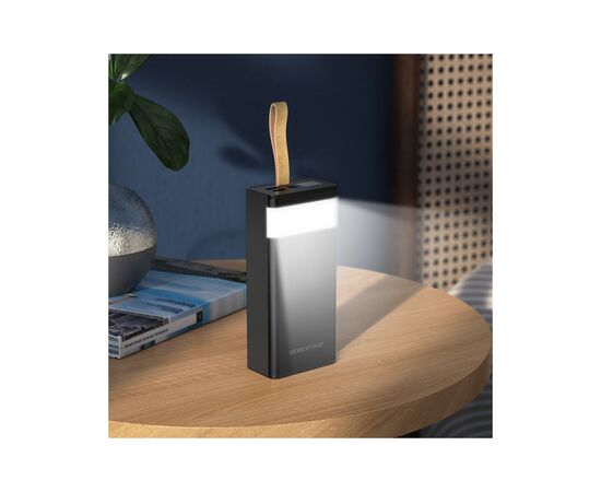 Батарея универсальная BOROFONE BJ18A Coolmy 30000mAh Inp:USB-C/Micro-USB, Out:USB-A*2(5V/2A) black (6974443381399), изображение 2 Батарея универсальная BOROFONE BJ18A Coolmy 30000mAh Inp:USB-C/Micro-USB, Out:USB-A*2(5V/2A) black (6974443381399), изображение 2