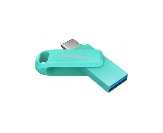 USB флеш накопитель SanDisk 64GB Ultra Dual Drive Go USB 3.0/Type C Green (SDDDC3-064G-G46G), изображение 2 USB флеш накопитель SanDisk 64GB Ultra Dual Drive Go USB 3.0/Type C Green (SDDDC3-064G-G46G), изображение 2