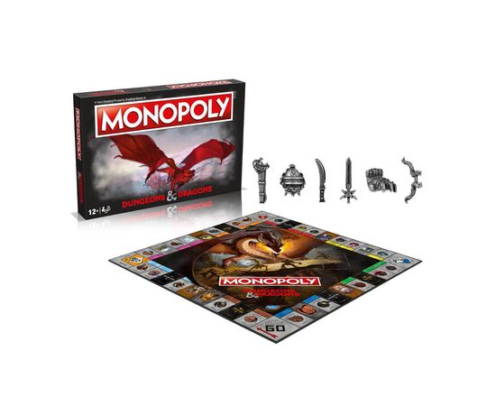 Настольная игра Winning Moves Dungeons and Dragons Monopoly (WM02022-EN1-6), изображение 4 Настольная игра Winning Moves Dungeons and Dragons Monopoly (WM02022-EN1-6), изображение 4