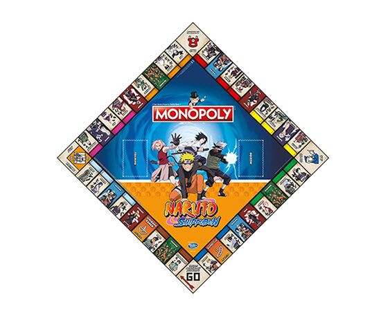 Настольная игра Winning Moves Naruto Monopoly (WM00167-EN1-6), изображение 2 Настольная игра Winning Moves Naruto Monopoly (WM00167-EN1-6), изображение 2