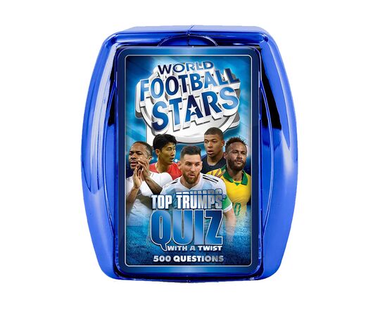 Настольная игра Winning Moves World Football Stars Blue Top Trumps Quiz (WM01187-EN1-6)