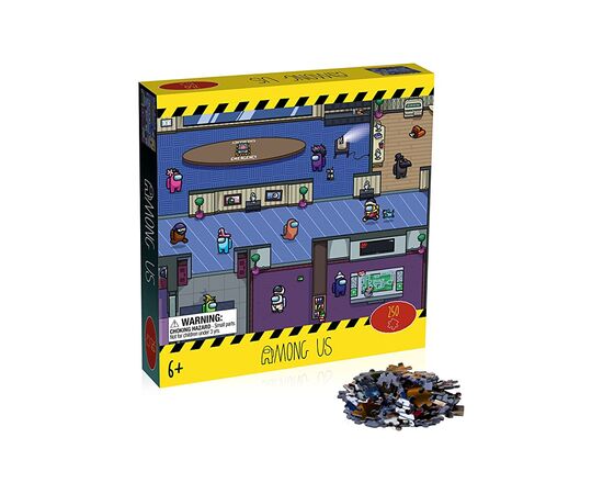Пазл Winning Moves AMONG US Winning Moves Puzzle 250 деталей (WM01964-ML1-6), зображення 2 Пазл Winning Moves AMONG US Winning Moves Puzzle 250 деталей (WM01964-ML1-6), зображення 2