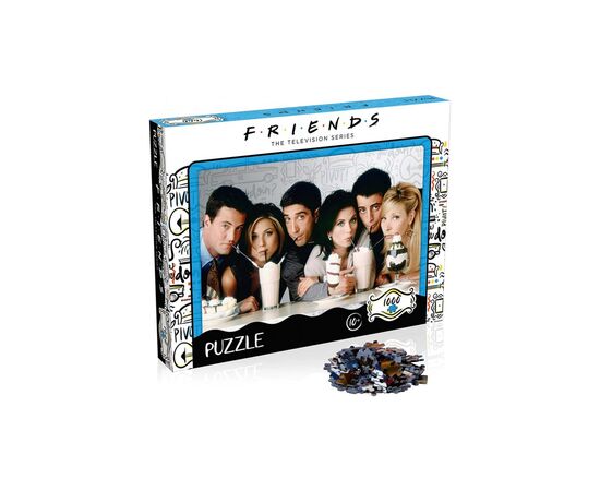 Пазл Winning Moves Friends Milkshake 1000 деталей (WM00377-ML1-6), зображення 3