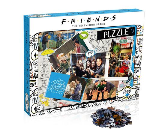 Пазл Winning Moves Friends Scrapbook 1000 деталей (WM00378-ML1-6), зображення 2 Пазл Winning Moves Friends Scrapbook 1000 деталей (WM00378-ML1-6), зображення 2