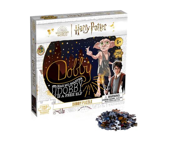 Пазл Winning Moves Harry Potter Dobby 250 деталей (WM02695-ML1-6), изображение 4 Пазл Winning Moves Harry Potter Dobby 250 деталей (WM02695-ML1-6), изображение 4