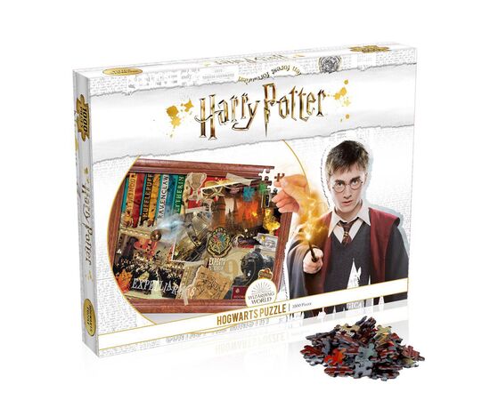 Пазл Winning Moves Harry Potter Hogwarts 1000 деталей (WM00371-ML1-6), изображение 2 Пазл Winning Moves Harry Potter Hogwarts 1000 деталей (WM00371-ML1-6), изображение 2