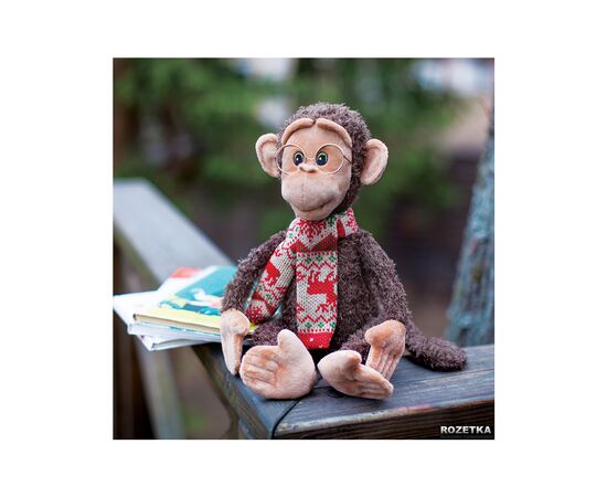 Мягкая игрушка Orange Обезьяна Гоша в очках, 28 см (OS095/22), изображение 2