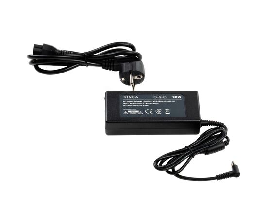 Блок питания к ноутбуку Vinga HP 90W 19.5V 4.62А 4.5*3.0 (VPA-1954-HP4530-101), изображение 2 Блок питания к ноутбуку Vinga HP 90W 19.5V 4.62А 4.5*3.0 (VPA-1954-HP4530-101), изображение 2