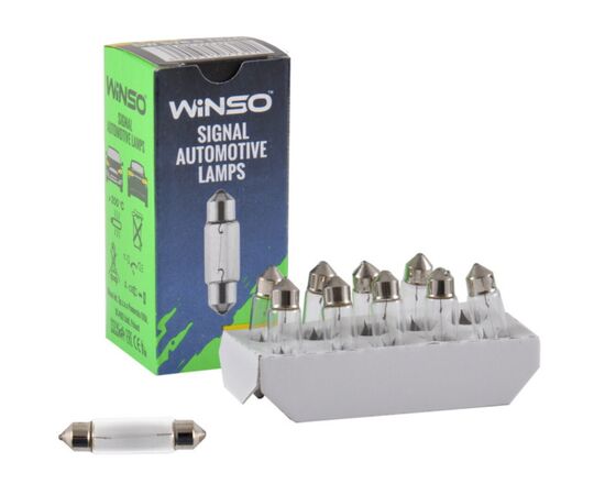 Автолампа Winso C5W 5W SV8.5 T11X41 (713210), изображение 2 Автолампа Winso C5W 5W SV8.5 T11X41 (713210), изображение 2