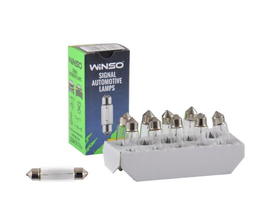 Автолампа Winso C5W 5W SV8.5 T11*41 (725210), изображение 2 Автолампа Winso C5W 5W SV8.5 T11*41 (725210), изображение 2