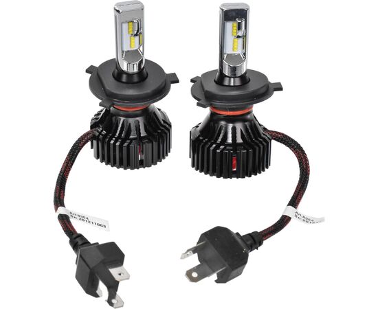 Автолампа SOLAR H4 12/24V 6500K 8000Lm 60W ZES Chip (8304)