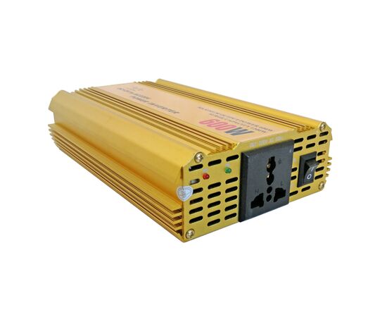 Автомобильный инвертор 12V/220V 600W, чистая синусоида Meind (MNZ-600S), изображение 3 Автомобильный инвертор 12V/220V 600W, чистая синусоида Meind (MNZ-600S), изображение 3