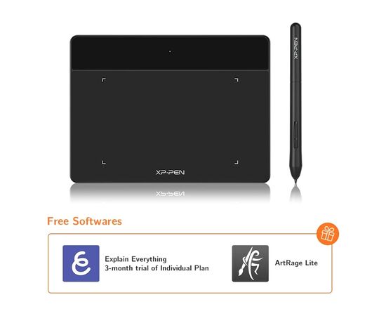 Графический планшет XP-Pen Deco Fun XS Pink (Deco Fun XS_R), изображение 4 Графический планшет XP-Pen Deco Fun XS Pink (Deco Fun XS_R), изображение 4