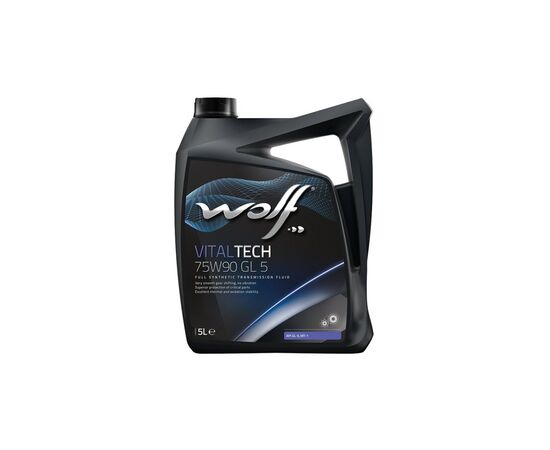 Трансмиссионное масло Wolf VITALTECH 75W90 GL 5 5л (8304002)