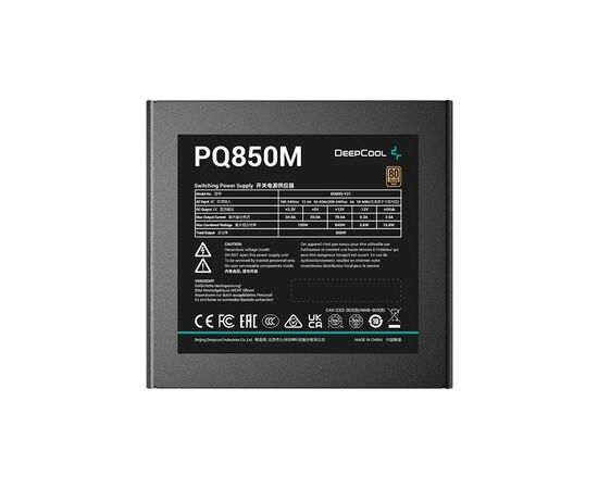 Блок питания Deepcool 850W (R-PQ850M-FA0B-EU), изображение 3 Блок питания Deepcool 850W (R-PQ850M-FA0B-EU), изображение 3