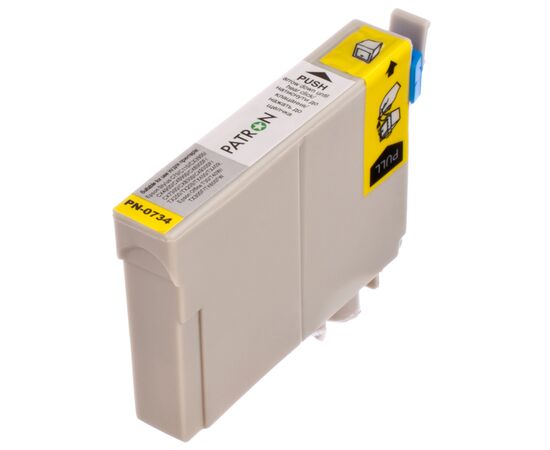 Картридж Patron Epson T0734/T1034/T1054 13 мл, Yellow (PN-0734), изображение 4 Картридж Patron Epson T0734/T1034/T1054 13 мл, Yellow (PN-0734), изображение 4