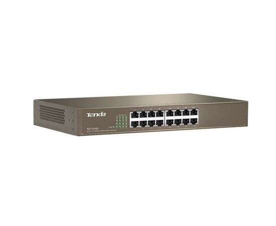 Коммутатор сетевой Tenda TEF1016D, изображение 2 Коммутатор сетевой Tenda TEF1016D, изображение 2