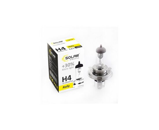 Автолампа SOLAR H4 12V 100/90W P43t-38 Starlight+30 (1214), изображение 2 Автолампа SOLAR H4 12V 100/90W P43t-38 Starlight+30 (1214), изображение 2