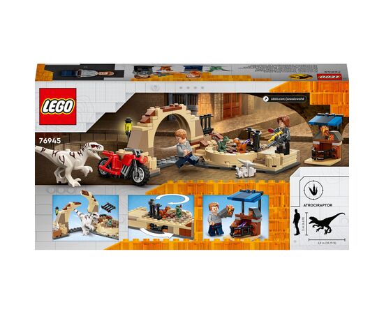 Конструктор LEGO Jurassic World Преследование атроцираптора на мотоцикле 169 деталей (76945), изображение 9 Конструктор LEGO Jurassic World Преследование атроцираптора на мотоцикле 169 деталей (76945), изображение 9