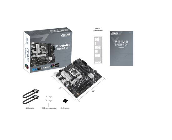 Материнская плата ASUS PRIME B760M-A D4, изображение 4 Материнская плата ASUS PRIME B760M-A D4, изображение 4