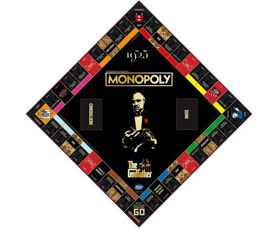 Настольная игра Winning Moves The Godfather Monopoly (WM00575-EN1-6), изображение 2 Настольная игра Winning Moves The Godfather Monopoly (WM00575-EN1-6), изображение 2
