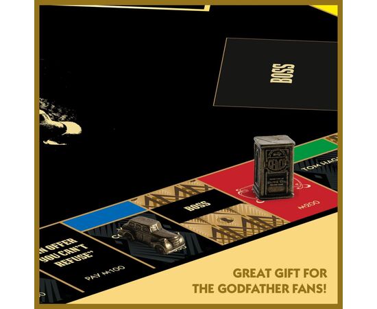 Настольная игра Winning Moves The Godfather Monopoly (WM00575-EN1-6), изображение 9 Настольная игра Winning Moves The Godfather Monopoly (WM00575-EN1-6), изображение 9