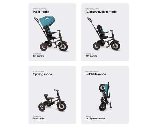 Детский велосипед QPlay Rito Air Green (S380-2Green), изображение 2 Детский велосипед QPlay Rito Air Green (S380-2Green), изображение 2