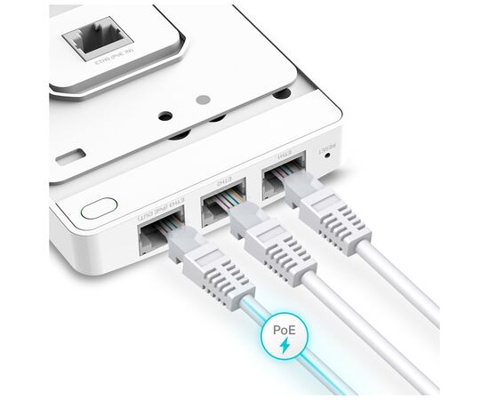 Точка доступу Wi-Fi TP-Link EAP615-WALL, зображення 3 Точка доступу Wi-Fi TP-Link EAP615-WALL, зображення 3