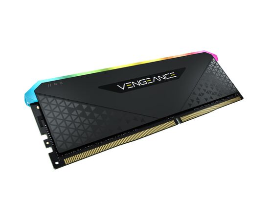 Модуль пам'яті для комп'ютера DDR4 16GB 3200 MHz Vengeance RGB RS Black Corsair (CMG16GX4M1E3200C16), зображення 2 Модуль пам'яті для комп'ютера DDR4 16GB 3200 MHz Vengeance RGB RS Black Corsair (CMG16GX4M1E3200C16), зображення 2