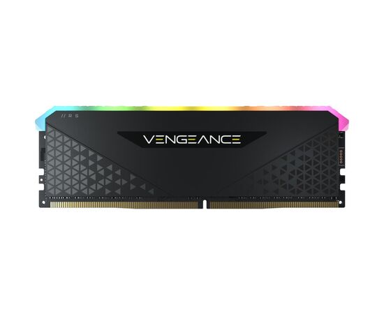 Модуль пам'яті для комп'ютера DDR4 16GB 3200 MHz Vengeance RGB RS Black Corsair (CMG16GX4M1E3200C16), зображення 3 Модуль пам'яті для комп'ютера DDR4 16GB 3200 MHz Vengeance RGB RS Black Corsair (CMG16GX4M1E3200C16), зображення 3