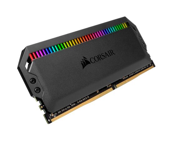 Модуль памяти для компьютера DDR4 32GB (2x16GB) 3200 MHz Dominator Platinum RGB Black Corsair (CMT32GX4M2C3200C16), изображение 6 Модуль памяти для компьютера DDR4 32GB (2x16GB) 3200 MHz Dominator Platinum RGB Black Corsair (CMT32GX4M2C3200C16), изображение 6