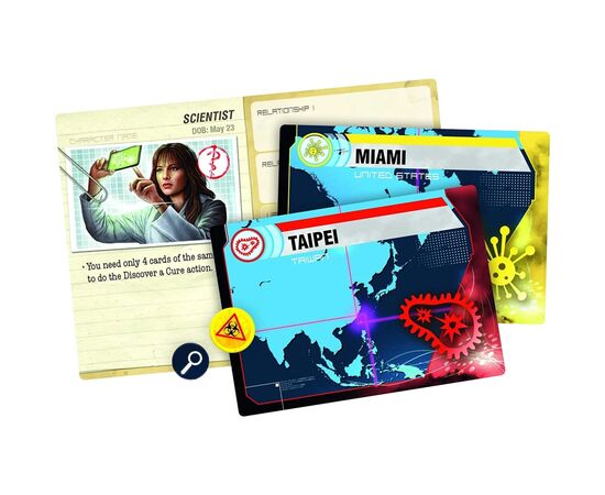 Настольная игра Z-Man Games Pandemic: Legacy - Season 1 (Red Version) (Пандемия Легаси Сезон 1 (красная коробка), Английский (681706711713), изображение 6 Настольная игра Z-Man Games Pandemic: Legacy - Season 1 (Red Version) (Пандемия Легаси Сезон 1 (красная коробка), Английский (681706711713), изображение 6